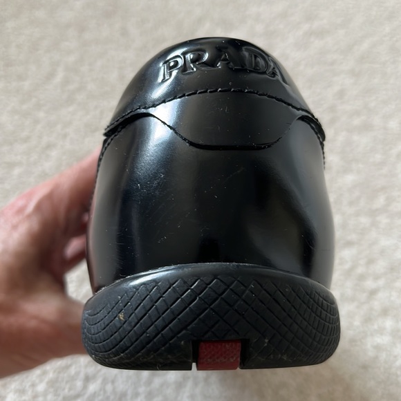 Prada Sneakers in Nylon with Leather Trim - Picture 7 of 9